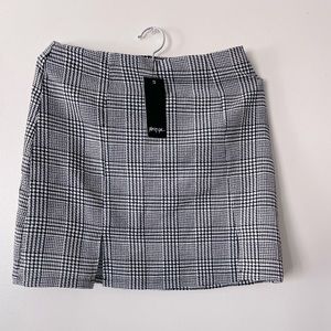 5$ OFF- plaid skirt